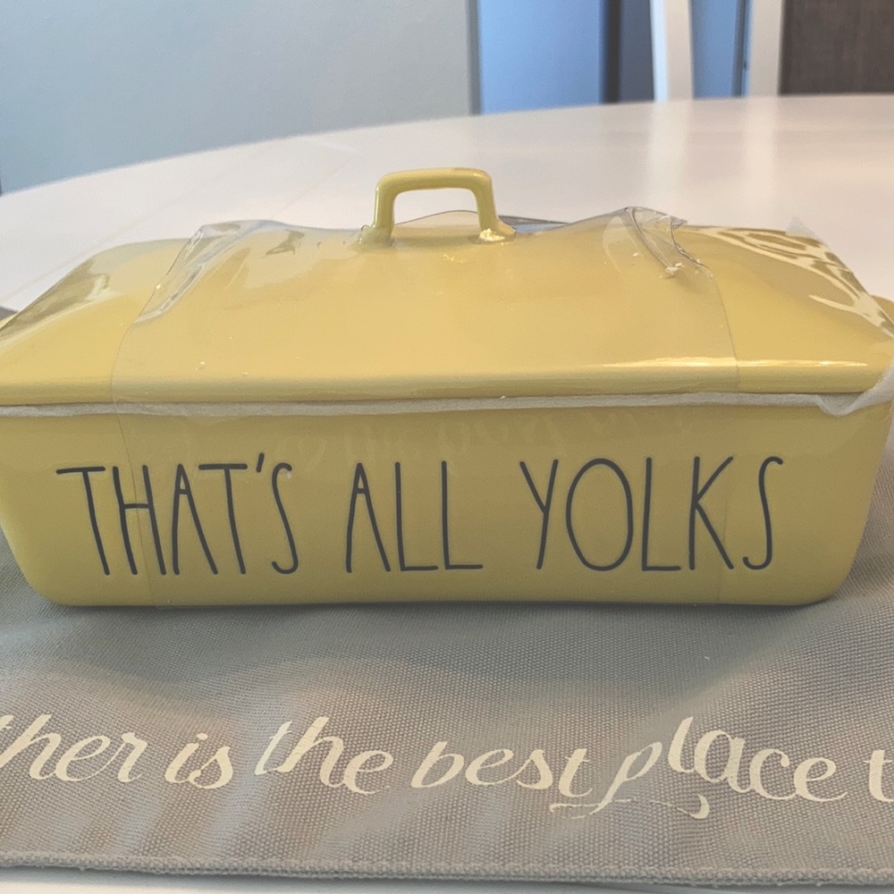 Rae Dunn New That’s All Yolks serving dish